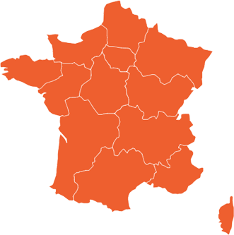 Carte Région de France