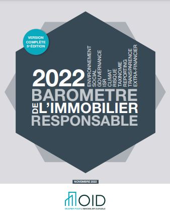 Document Baromètre de l'Immobilier Responsable 2022