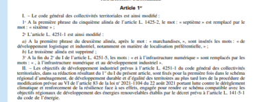 Document Loi 23 octobre  2023 - Industrie Verte