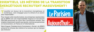 Document Essentiels, les métiers de la transition énergétique recrutent massivement !