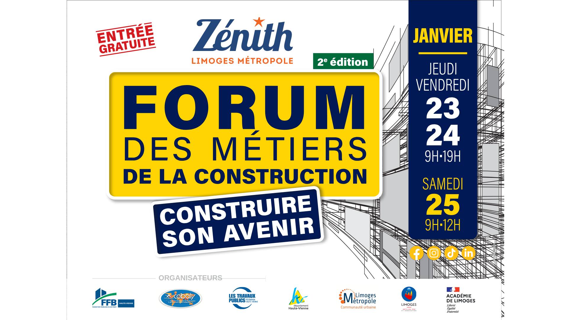 Forum des métiers de la construction 2025