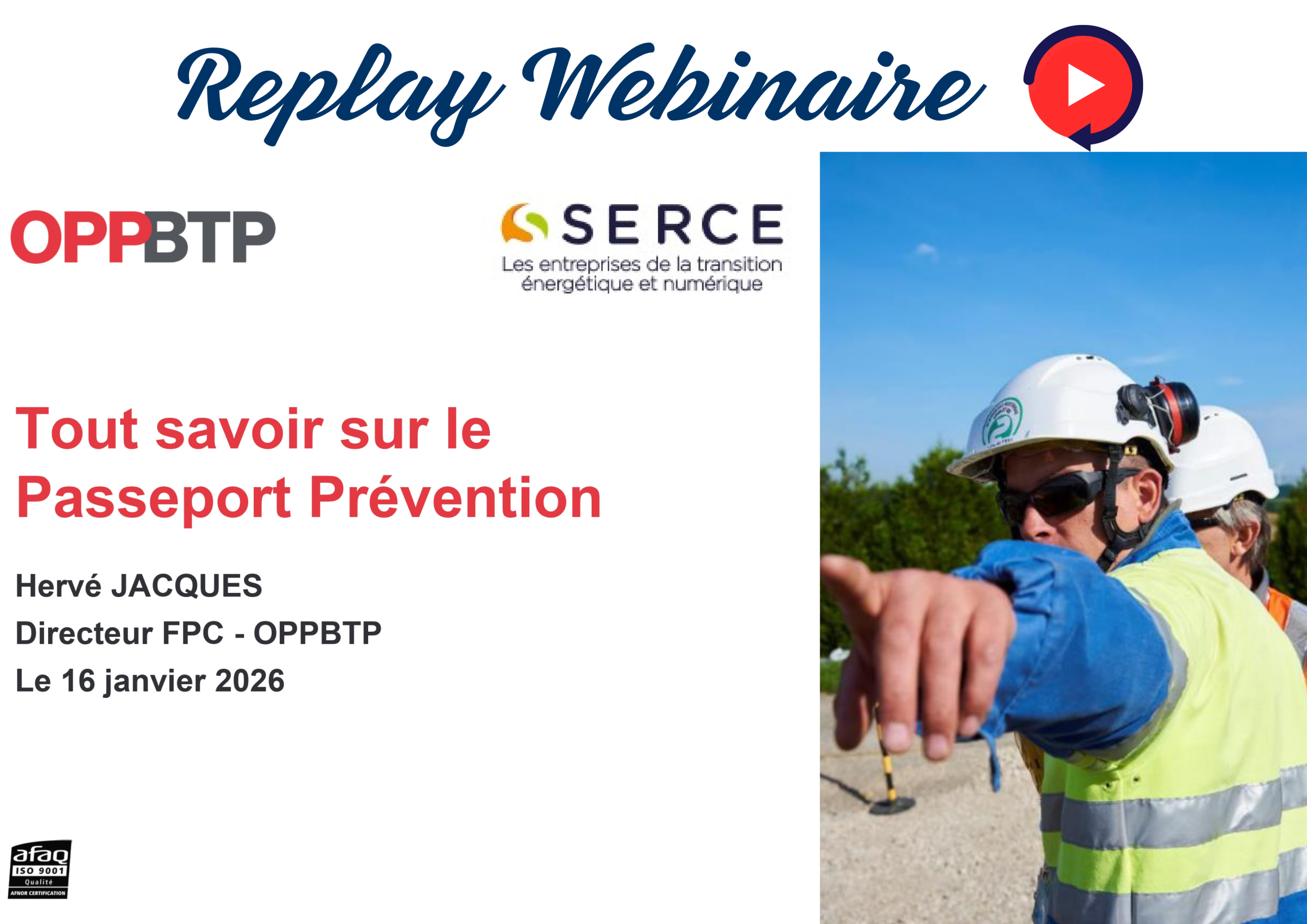 Document Replay & Support Webinaire : 