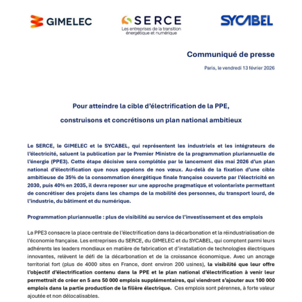 Pour atteindre la cible d’électrification de la PPE, construisons et concrétisons un plan national ambitieux