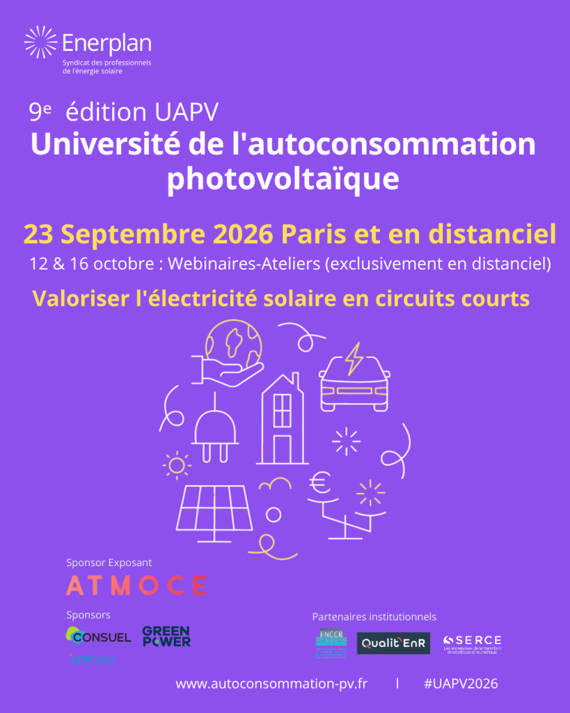 Université de l’Autoconsommation Photovoltaïque 2026